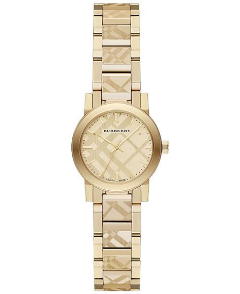 burberry gold 26mm|Burberry Women's Swiss Gold Ion.